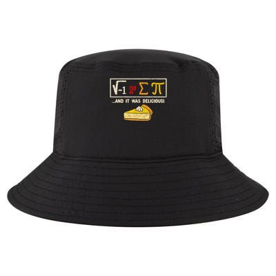 I Ate Some Pie And It Was Delicious Pi Day Math Pun Cool Comfort Performance Bucket Hat