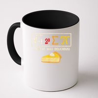 I Ate Some Pie And It Was Delicious Pi Day Math Pun Coffee Mug