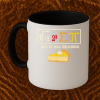 I Ate Some Pie And It Was Delicious Pi Day Math Pun Coffee Mug
