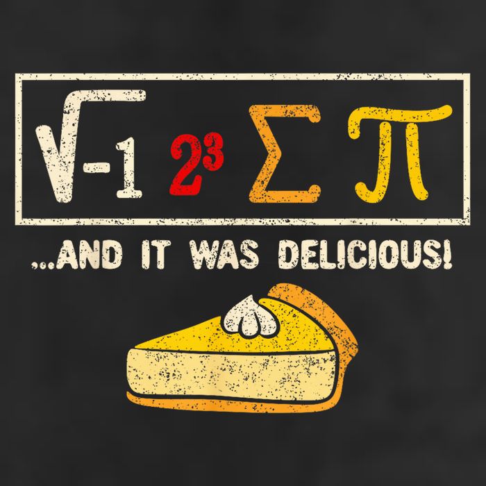 I Ate Some Pie And It Was Delicious Pi Day Math Pun Trucker Hat
