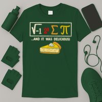 I Ate Some Pie And It Was Delicious Pi Day Math Pun T-Shirt