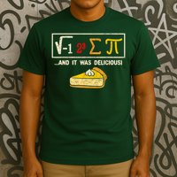 I Ate Some Pie And It Was Delicious Pi Day Math Pun T-Shirt