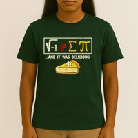 I Ate Some Pie And It Was Delicious Pi Day Math Pun T-Shirt