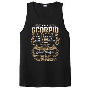 Im A Scorpio Heart On Sleeve Zodiac Sign Birthday Gift PosiCharge Competitor Tank