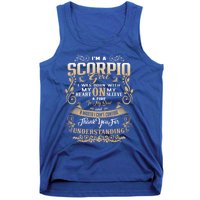 Im A Scorpio Heart On Sleeve Zodiac Sign Birthday Gift Tank Top