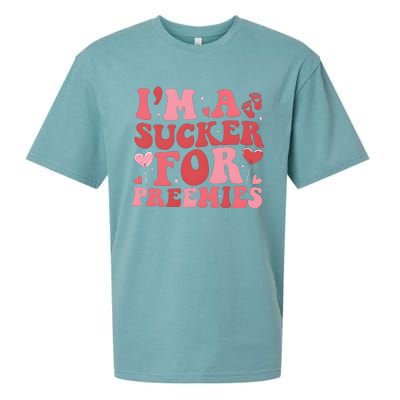 IM A Sucker For Freemies Neonatal Icu Nurse Sueded Cloud Jersey T-Shirt