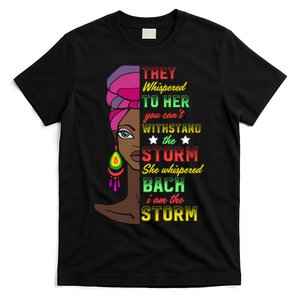 I Am Storm Melanin African Black History Month T-Shirt