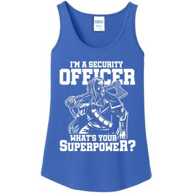 Im A Security Officer Whats Your Superpower Construction Gift Ladies Essential Tank