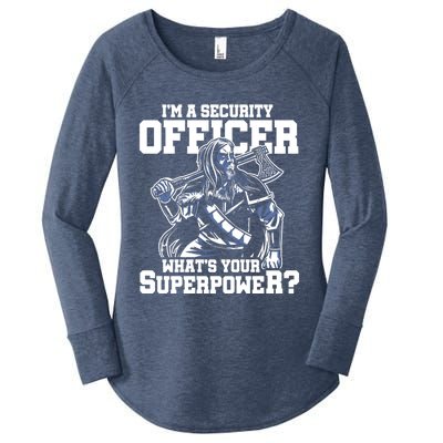 Im A Security Officer Whats Your Superpower Construction Gift Women's Perfect Tri Tunic Long Sleeve Shirt