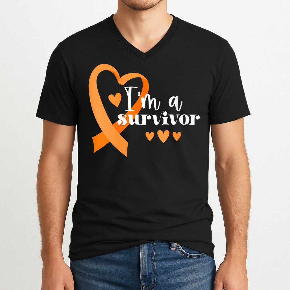 I'M A Survivor _ Multiple Sclerosis Awareness V-Neck T-Shirt