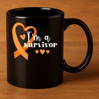 I'M A Survivor _ Multiple Sclerosis Awareness 11oz C Handle Ceramic Mug
