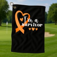 I'M A Survivor _ Multiple Sclerosis Awareness Golf Towel