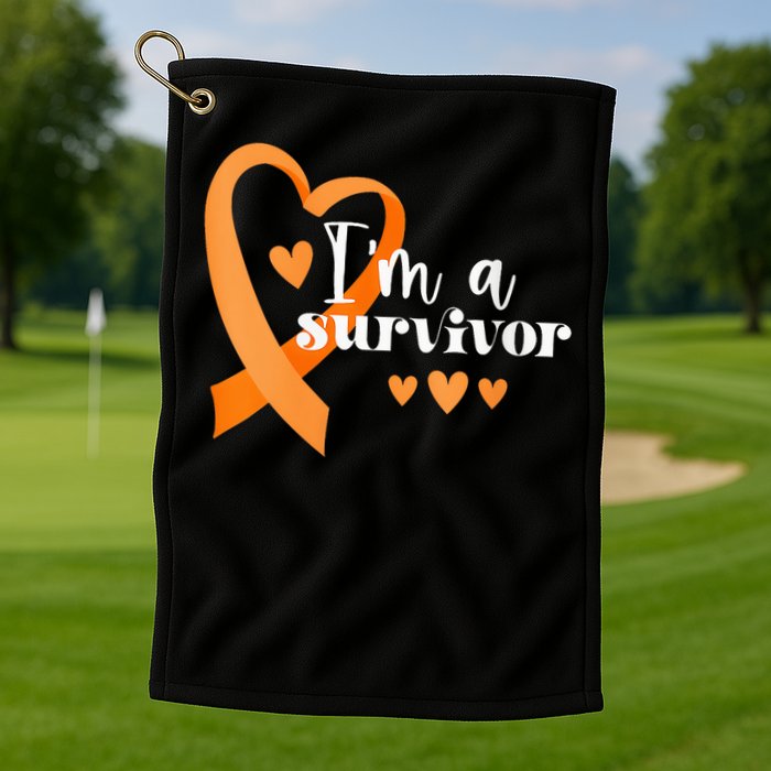 I'M A Survivor _ Multiple Sclerosis Awareness Golf Towel