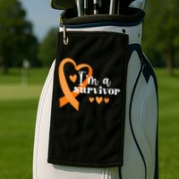 I'M A Survivor _ Multiple Sclerosis Awareness Golf Towel