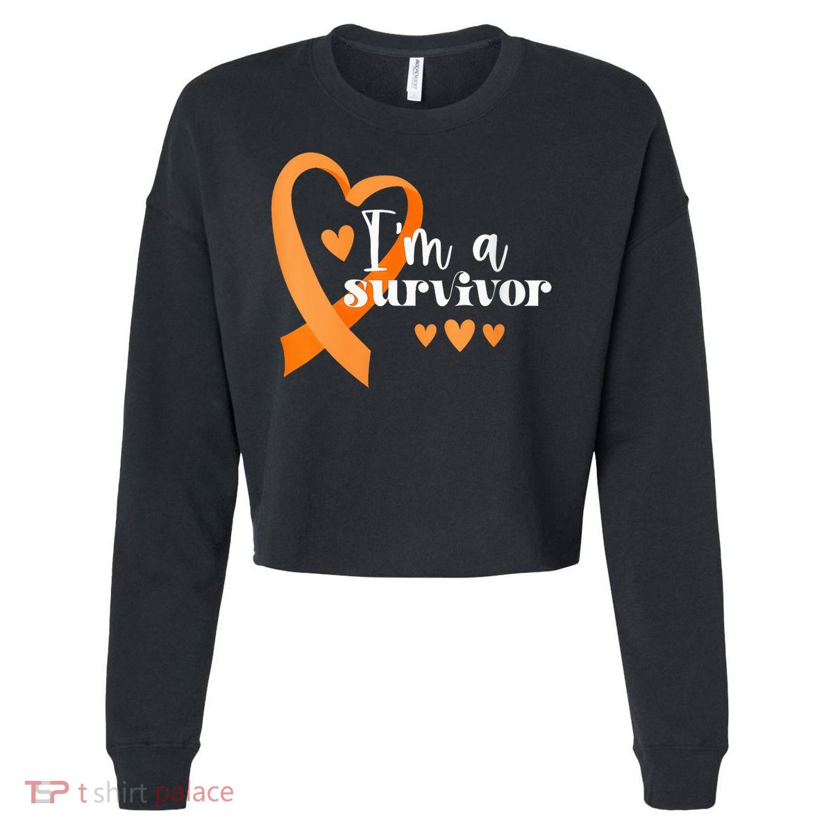 I'M A Survivor _ Multiple Sclerosis Awareness Cropped Pullover Crew