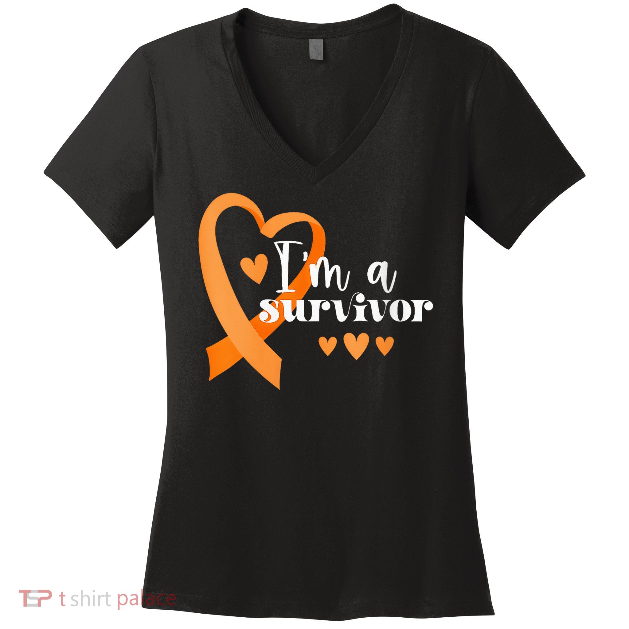 I'M A Survivor _ Multiple Sclerosis Awareness Women's V-Neck T-Shirt