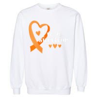 I'M A Survivor _ Multiple Sclerosis Awareness Garment-Dyed Sweatshirt