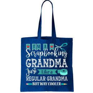 Im A Scrapbooking Grandma Great Grandma Tee For Mothers Day Gift Tote Bag