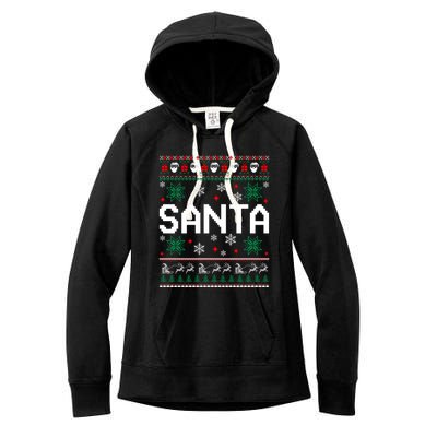 I Am So Good Santa Came Twice Couples Matching Christmas Women's Fleece Hoodie