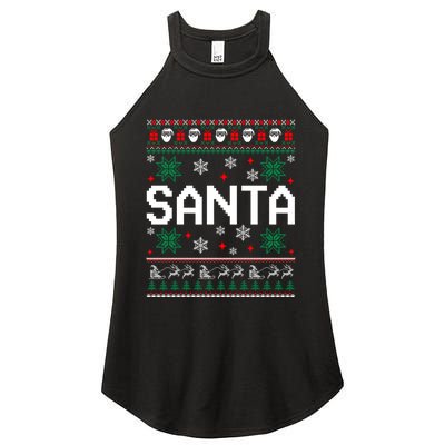 I Am So Good Santa Came Twice Couples Matching Christmas Women's Perfect Tri Rocker Tank