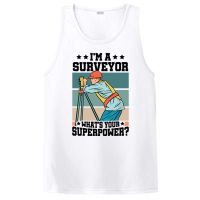 Im A Surveyor Whats Your Superpower Construction Meaningful Gift PosiCharge Competitor Tank