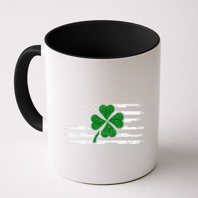 Irish American Shamrock Flag St Patricks Paddy Patty Day Mug