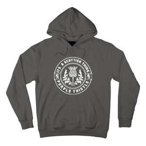 ItS A Scottish Thing Purple Thistle Hoodie