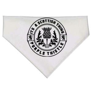 ItS A Scottish Thing Purple Thistle USA-Made Doggie Bandana