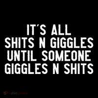 ItS All Shits And Giggles Until Someone Giggles And Shits Mesh Reversible Basketball Jersey Tank