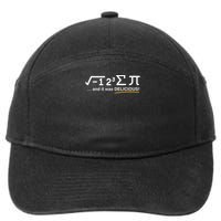 I ate some Pi - Funny Pi Day & Math Lover Gift 7-Panel Snapback Hat
