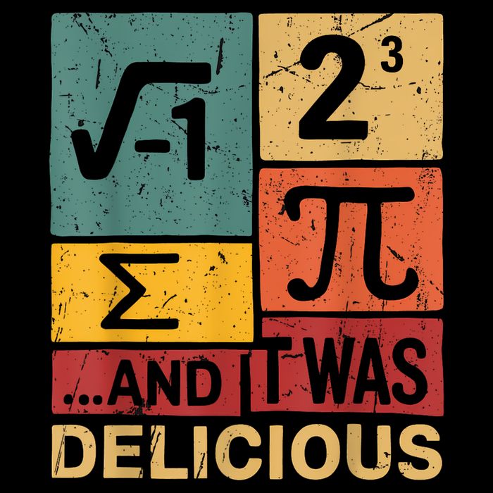 I Ate Some Pie And It Was Delicious Funny Pi Day Math Pun T-Shirt