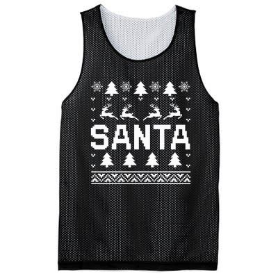 I Am So Good Santa Came Twice Ugly Xmas Sweaters Mesh Reversible Basketball Jersey Tank