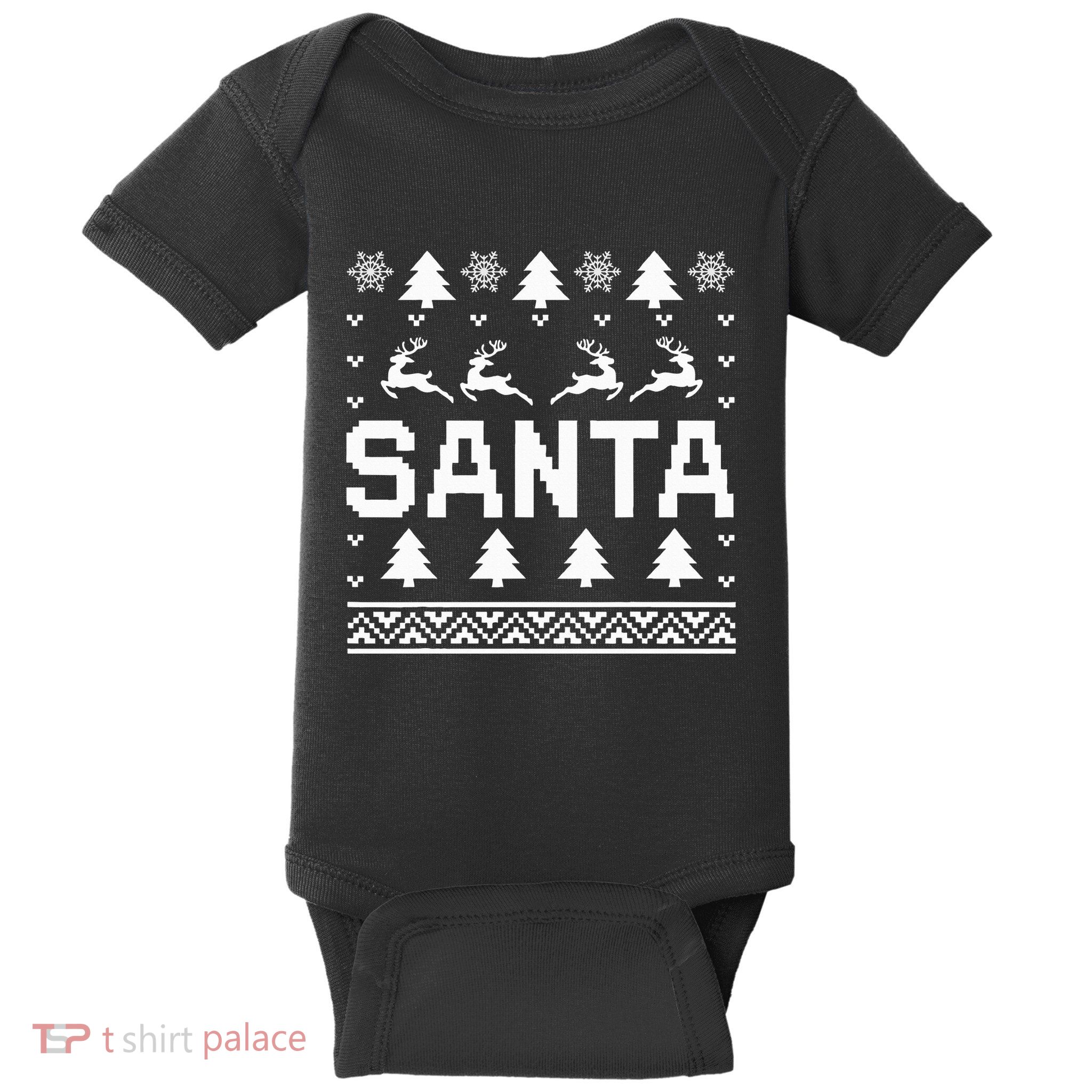 I Am So Good Santa Came Twice Ugly Xmas Sweaters Baby Bodysuit