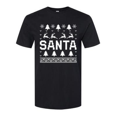 I Am So Good Santa Came Twice Ugly Xmas Sweaters Softstyle CVC T-Shirt