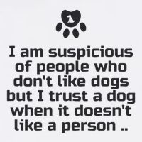 I Am Suspicious Of People Who DonT Like Dogs Cooling Performance Crew T-Shirt