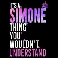 ItS A Simone Thing You WouldnT Understand Name Simone Sustainable Bucket Hat