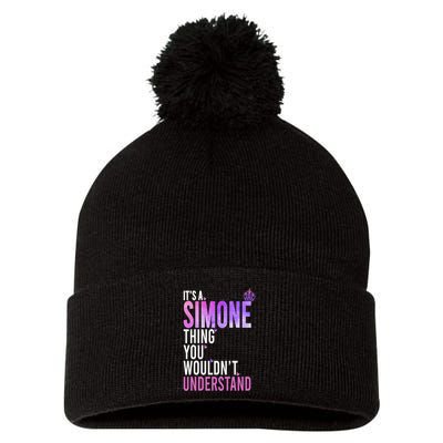 ItS A Simone Thing You WouldnT Understand Name Simone Pom Pom 12in Knit Beanie