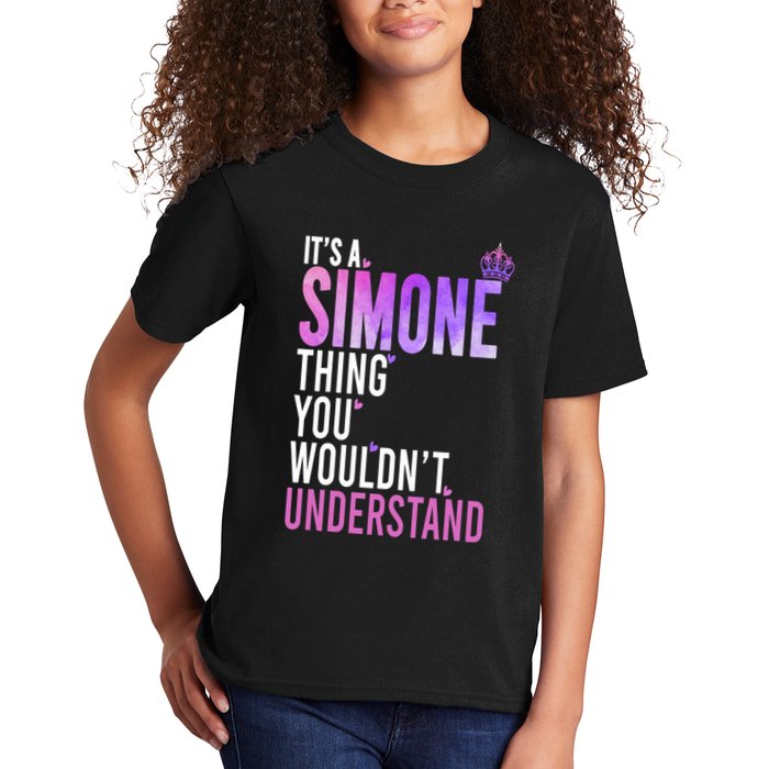 ItS A Simone Thing You WouldnT Understand Name Simone Kids T-Shirt