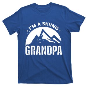 I'm A Skiing Grandpa Ski Skier Grandad Gift T-Shirt