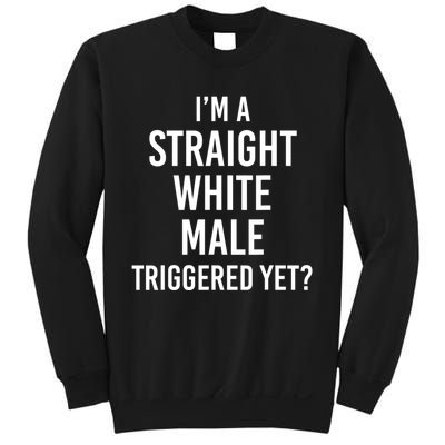 IM A Straight White Male Triggered Yet Funny Sweatshirt