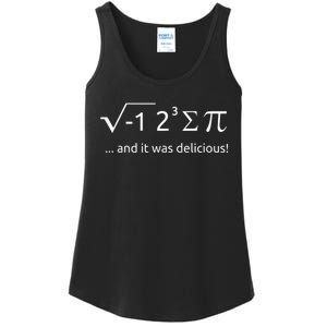 I Ate Some Pie And It Was Delicious Shirt Funny Math Pun Tee Ladies Essential Tank