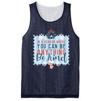 In A Season Where You Can Be Anything Be Kind Christmas Mesh Reversible Basketball Jersey Tank