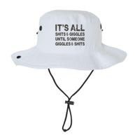 Its All Shit And Giggle Funny Until Someone Giggles And Shits Bucket Hat