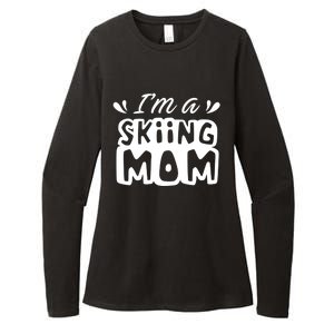 I'm A Skiing Mom Mother Skier Ski Gift Womens CVC Long Sleeve Shirt