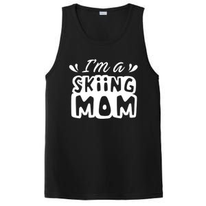 I'm A Skiing Mom Mother Skier Ski Gift PosiCharge Competitor Tank