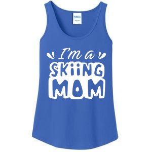 I'm A Skiing Mom Mother Skier Ski Gift Ladies Essential Tank