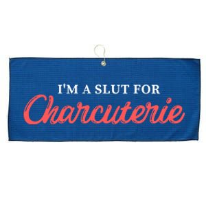 I’m A Slut For Charcuterie Large Microfiber Waffle Golf Towel