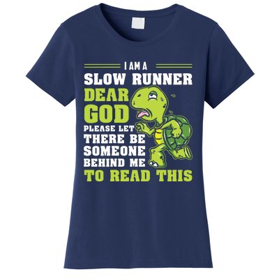 Im A Slow Runner Turtle Funny Marathon Running Run Gift Women's T-Shirt