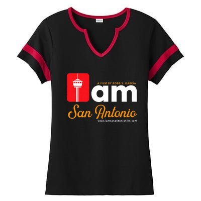 I Am San Antonio Premium Ladies Halftime Notch Neck Tee