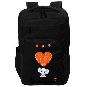 Im A Survivor Ney Cancer Awareness Elephant Heart Balloon Gift Impact Tech Backpack